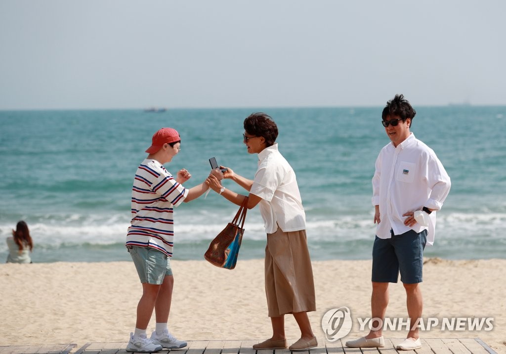 마스크없이 추억 남기기