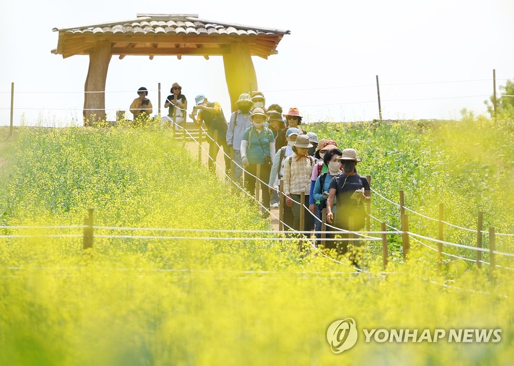 봄 나들이 즐기는 시민들