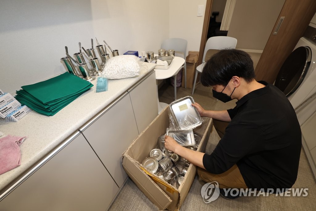 운영 앞둔 메트로 메디컬 존의 한 의원