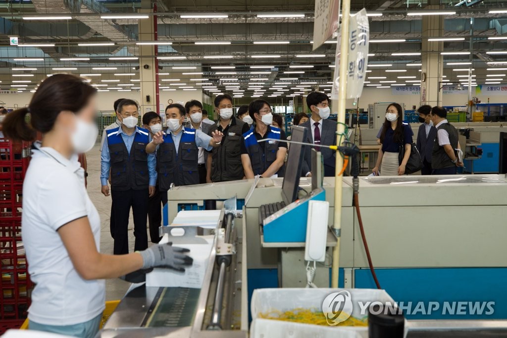 이종호 장관, 동서울우편집중국 방문