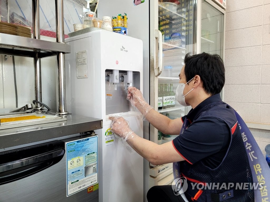 SK매직, 충북 전통시장 정수기 위생점검 캠페인 진행