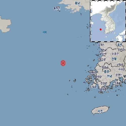 기상청 전남 흑산도 인근 바다서 규모 2.1 지진…피해 없을 듯