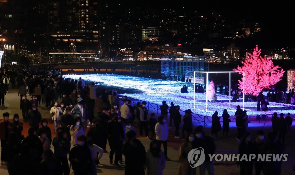 빛의 파도, 해운대해수욕장 밝힌다…빛 축제 18일 점등