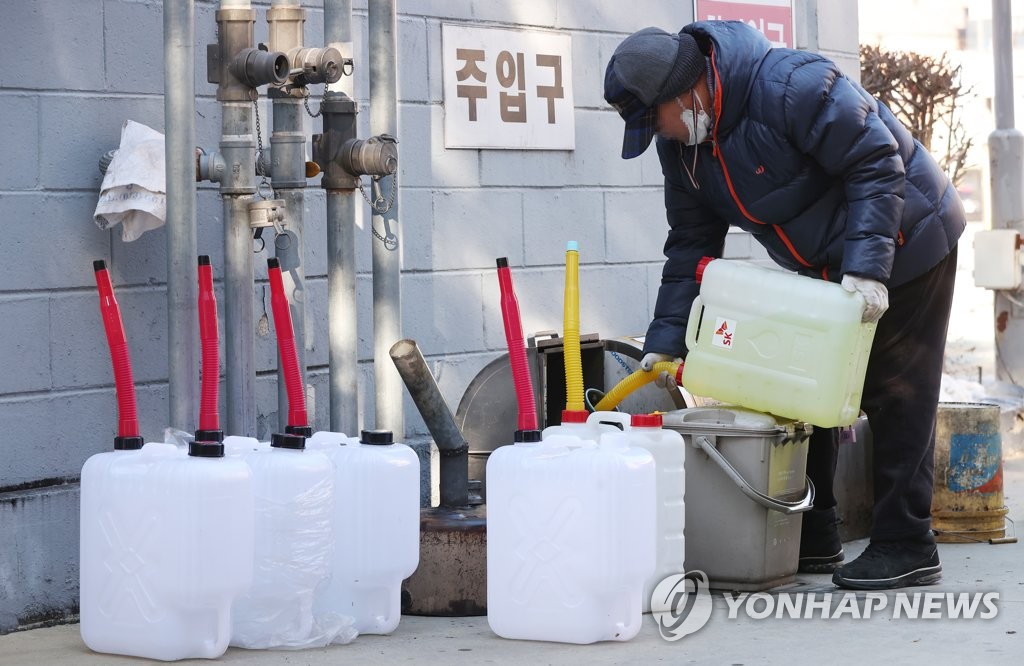 기름 동나자 인근 주유소에서 경유 구입한 주유소