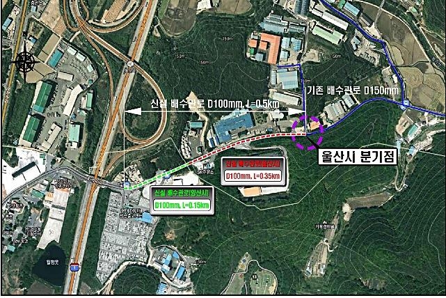 울산시, 경남 양산 현대차 출고센터에 수돗물 공급한다