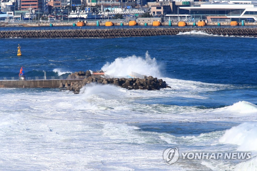 동해안 너울성 파도