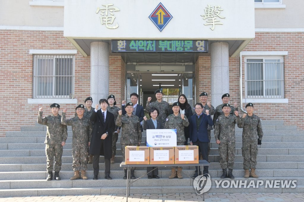 오유경 식약처장, 육군 제1기갑여단 방문