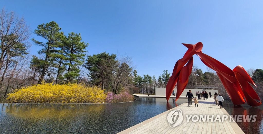 원주 뮤지엄 산에 찾아온 봄
