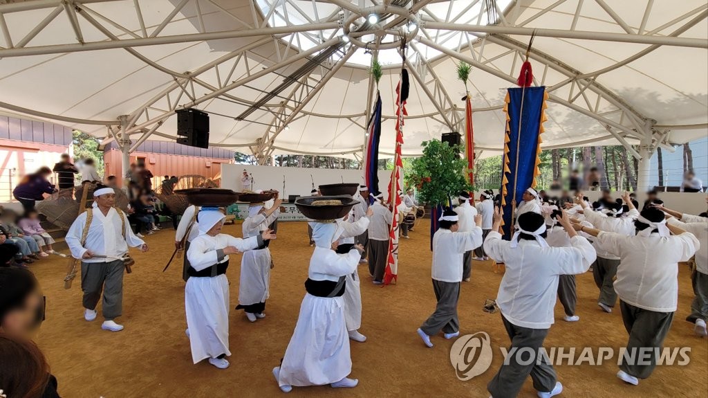 무형문화재 공개행사…속초 도문농요
