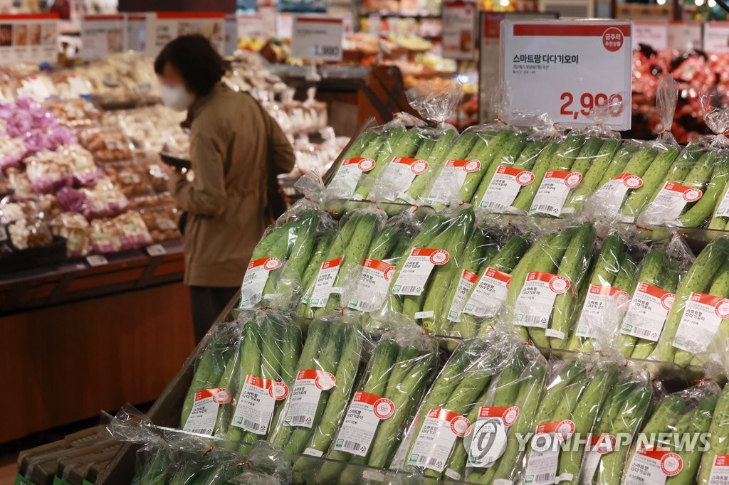 3월 물가 상승률 4.2%…채소값 13.8%↑