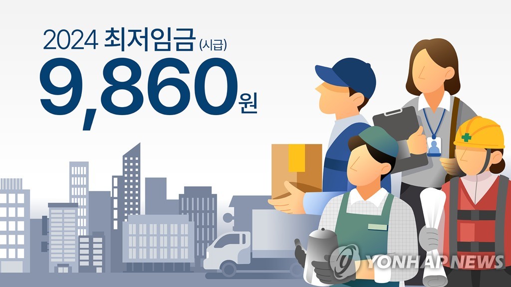 내년 최저임금 시급 9천860원·월급 206만740원…2.5% 인상(종합)