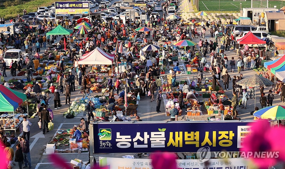 아침 일찍부터 북적북적…강릉 새벽시장