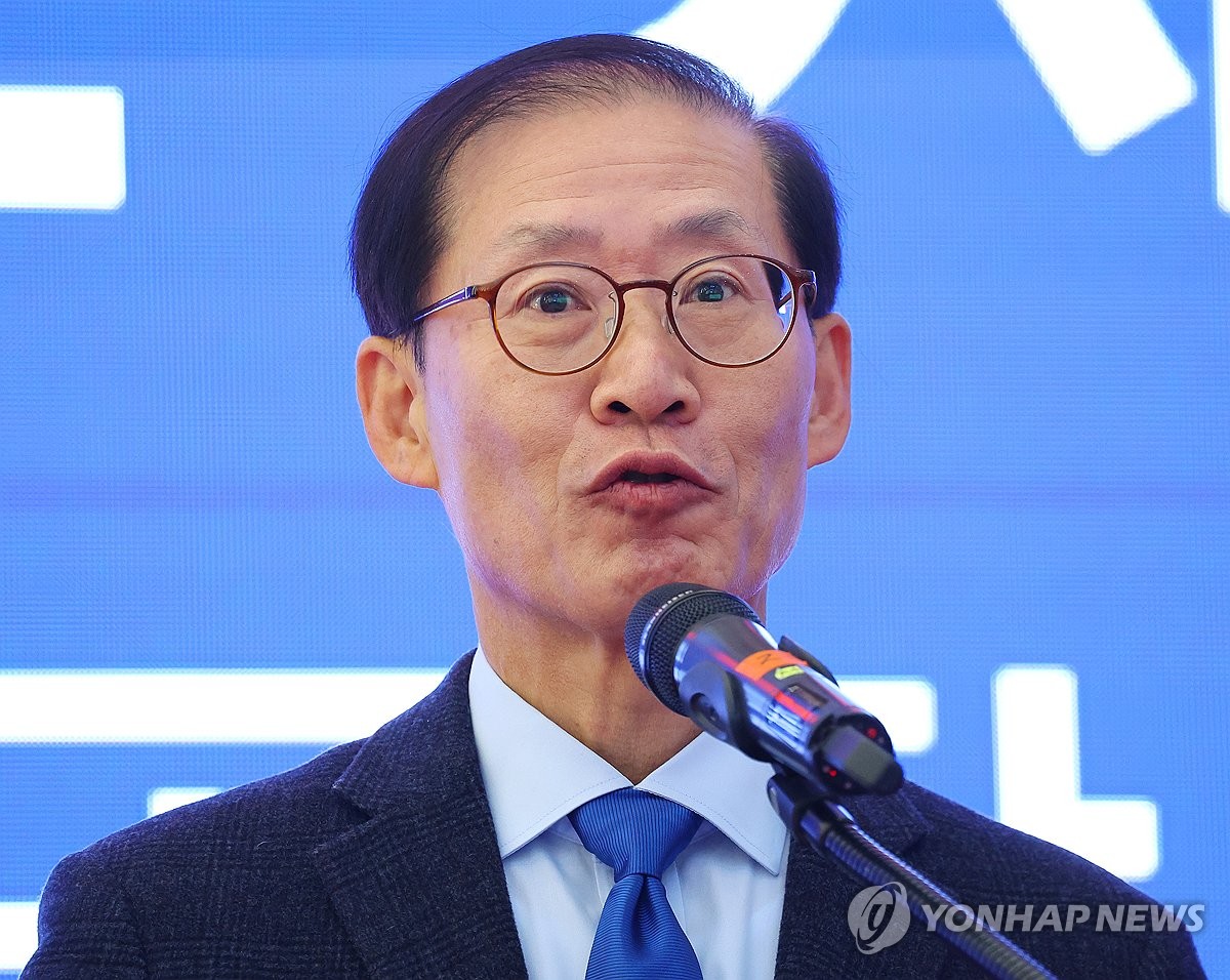 올림픽회관 재개관식, 축사하는 조현재 이사장
