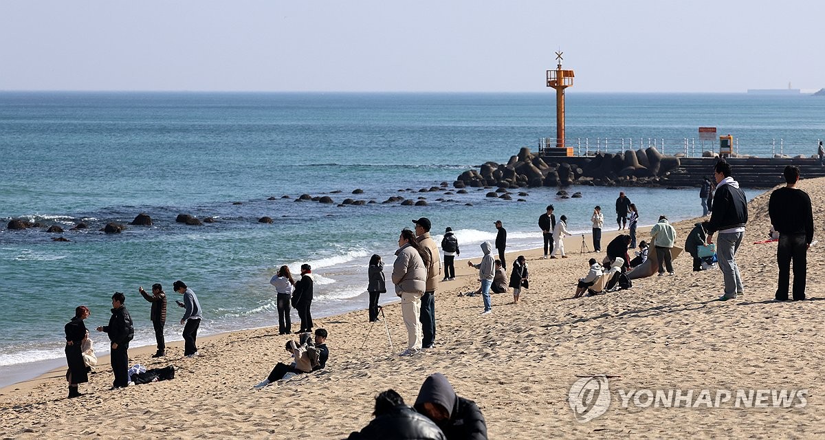 강릉 바다는 벌써 봄