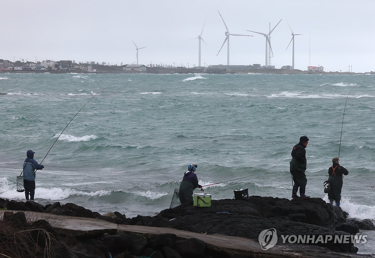 제주 갯바위 낚시