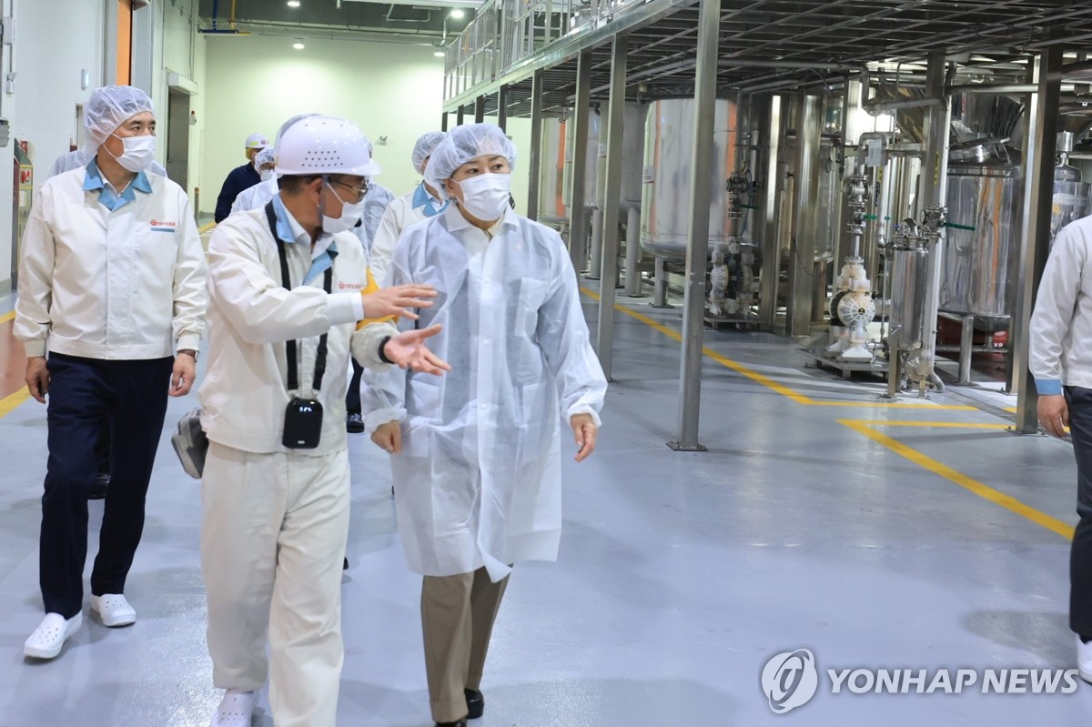 오뚜기 포승공장 방문한 송미령 장관