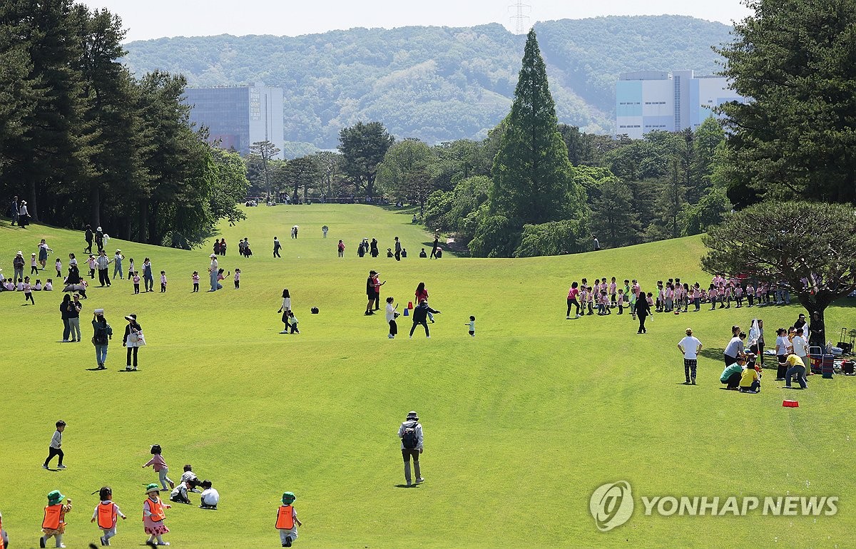놀이터로 변신한 골프장
