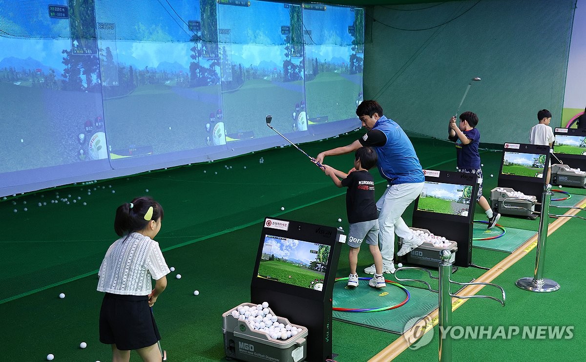 방학을 맞아 맞춤형 골프 교육