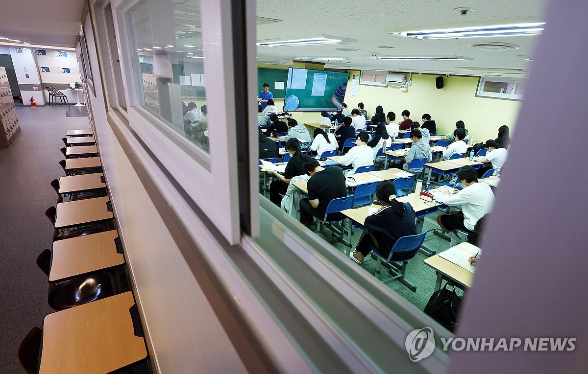 학원에서도 모의평가