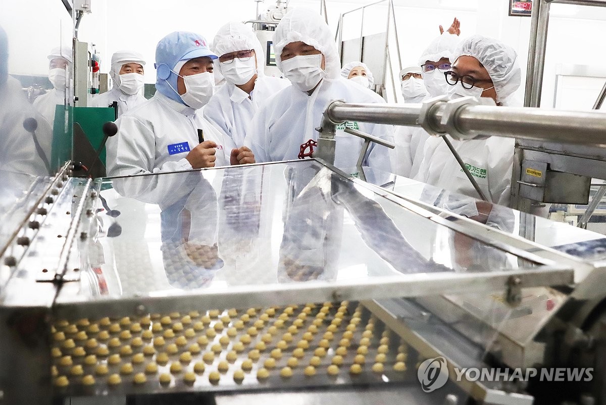 박범수 차관, 해태제과식품 아산공장 방문