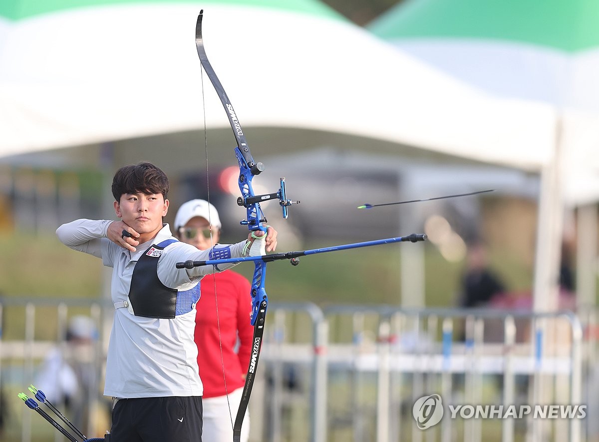 전국체전 양궁 김제덕 집중