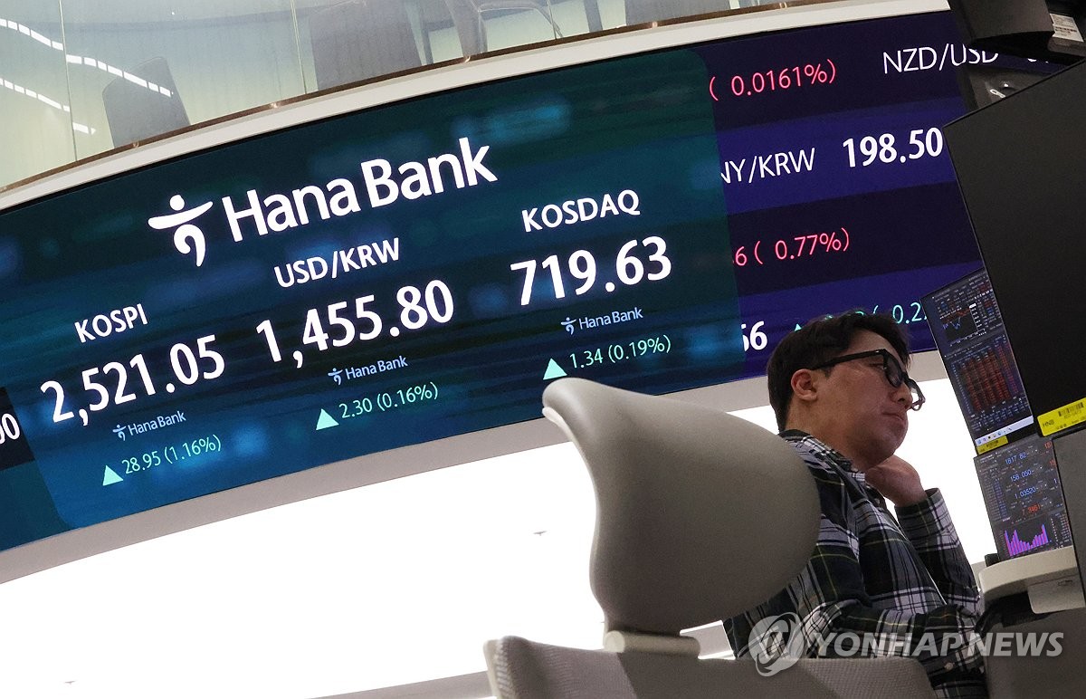코스피 나흘째 올라 6주만에 2,520대 마감