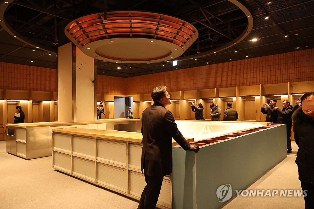 최고급 시설로 탈바꿈한 한화이글스 선수단 라커룸
