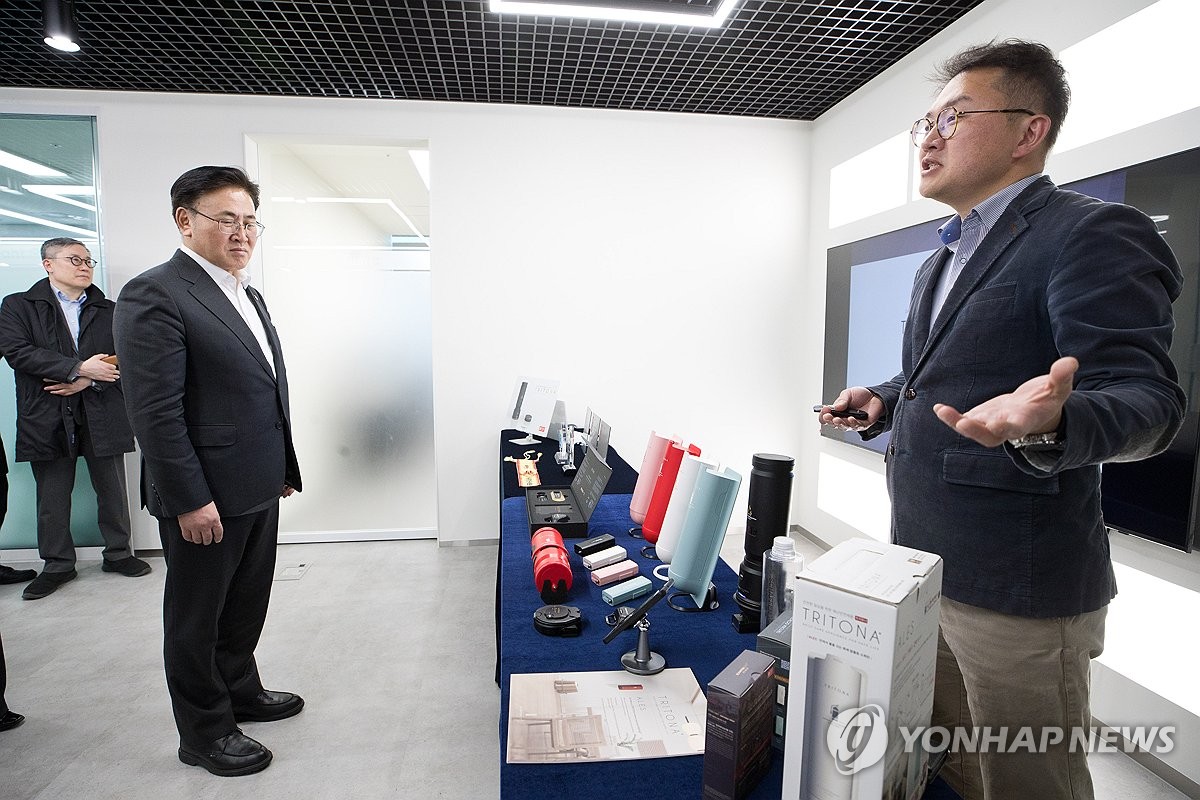 센텀벤처타운 방문한 유상임 장관
