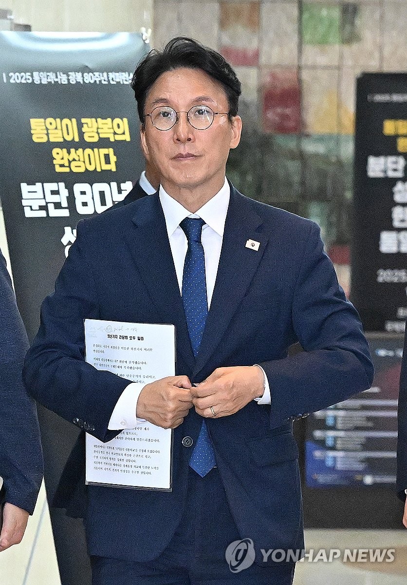 외신기자클럽 초청 간담회 참석하는 김민석 총리 후보자