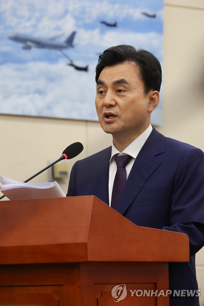 발언하는 안규백 국방부 장관 후보자