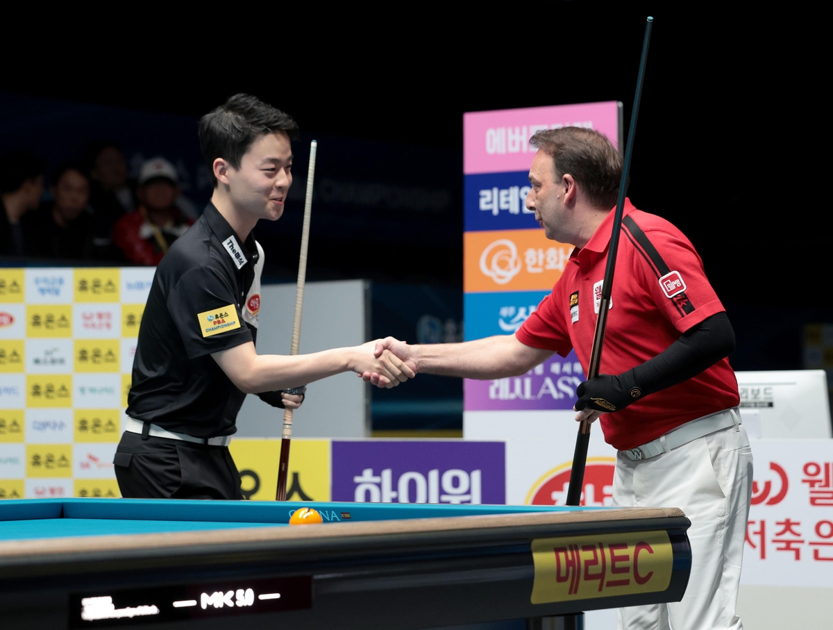 '18세' 김영원, '스페인 전설' 산체스 꺾고 프로당구 통산 2승째