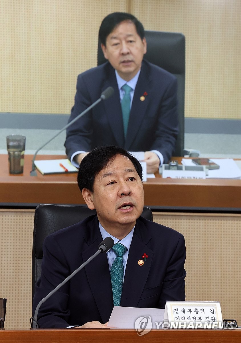 산업경쟁력강화 관계장관회의 주재하는 구윤철 경제부총리