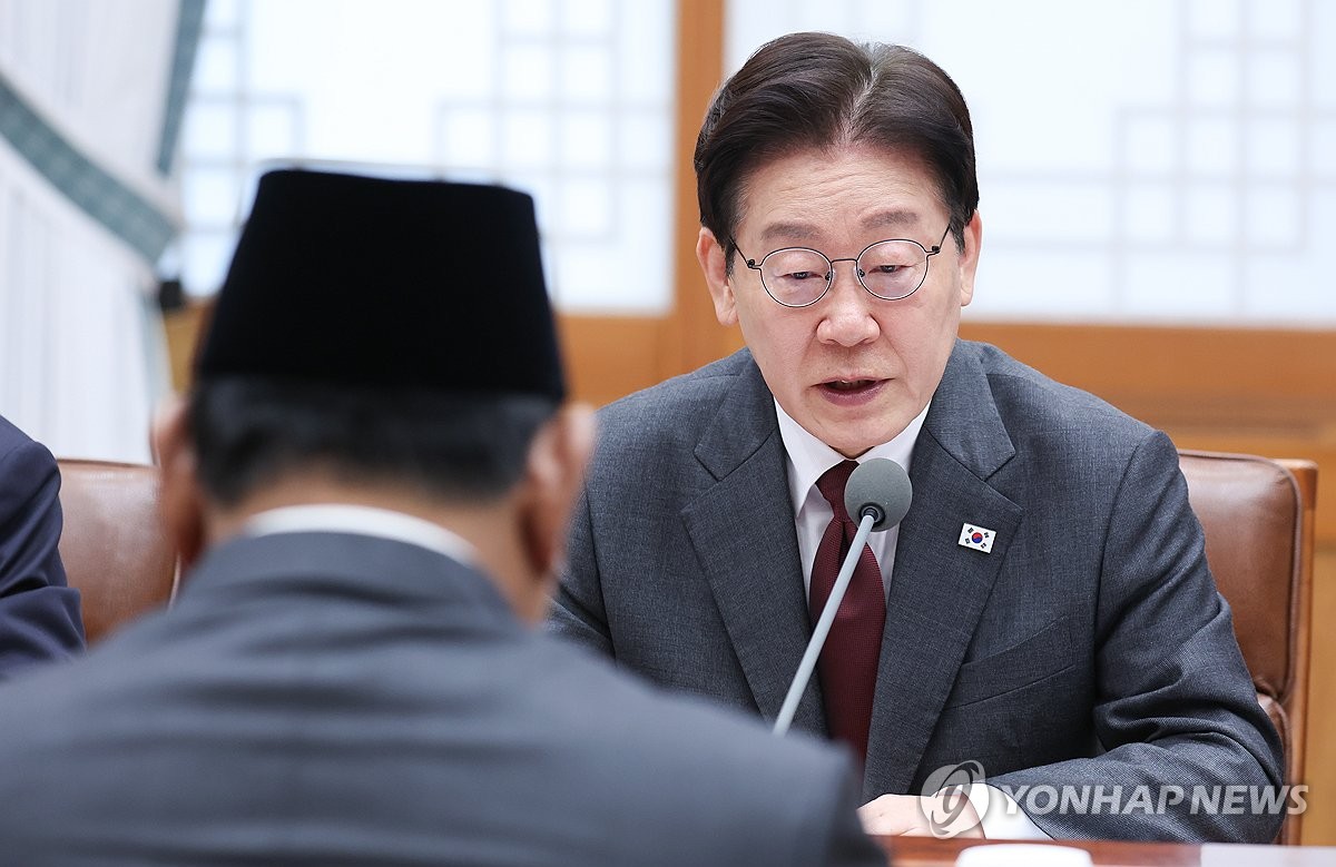이재명 대통령, 한-인니 정상회담 발언