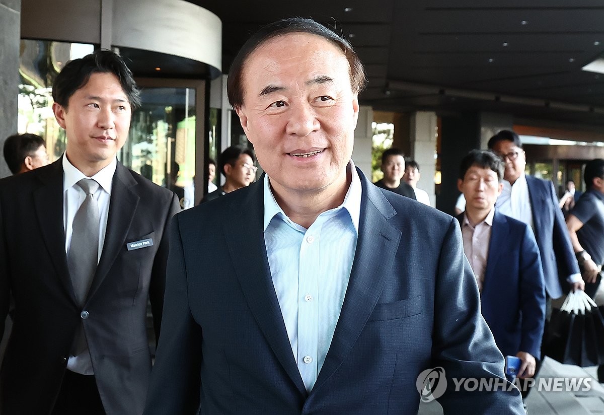 젠슨 황 만나기 위해 이동하는 전영현 대표이사