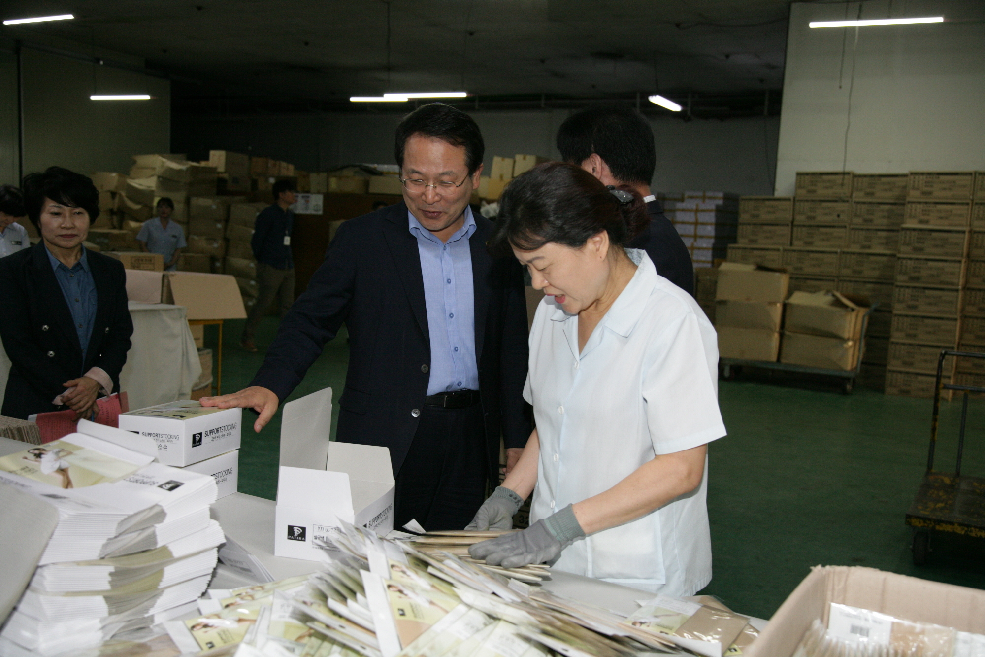 정헌율 익산시장 추석 맞아 향토 섬유업체 방문, 근로자 격려
