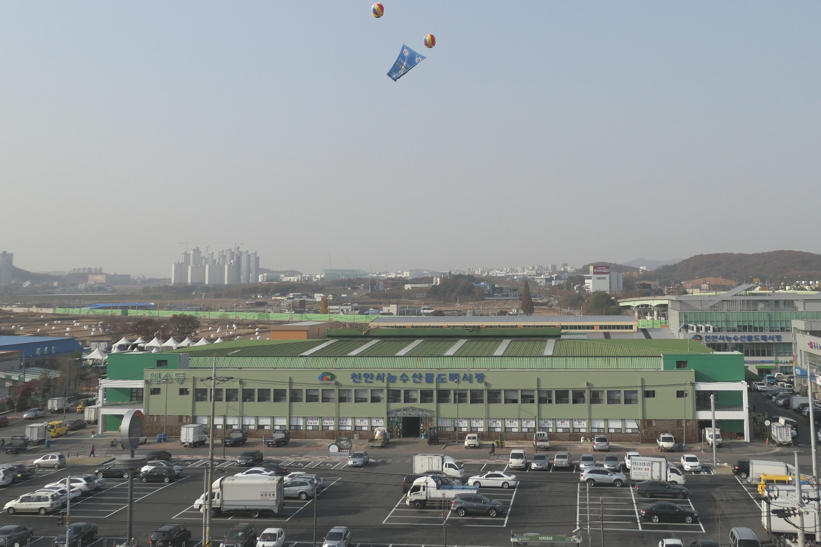 중부권 농수산물 유통 중심 천안시농수산물도매시장 새 단장