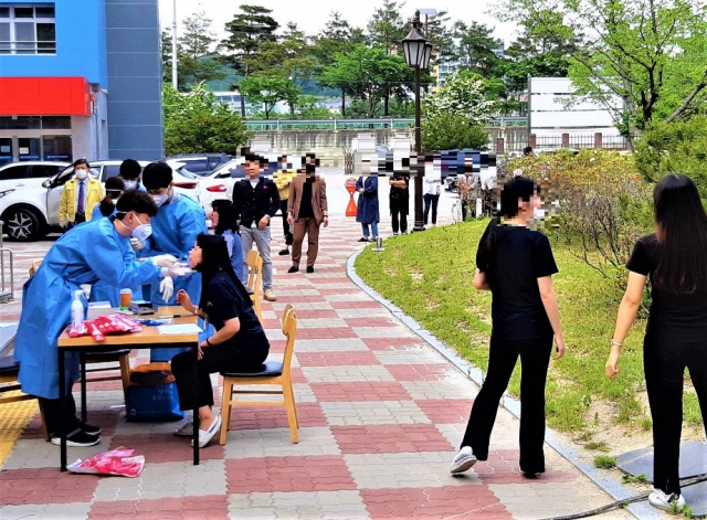 한국펫고등학교, 기숙사 입소학생과 교직원 대상 검채채취 실시