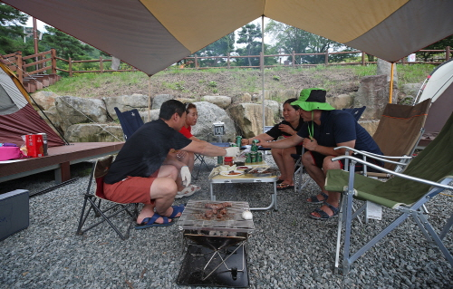 산청 황매산 미리내파크 오토캠핑장 인기