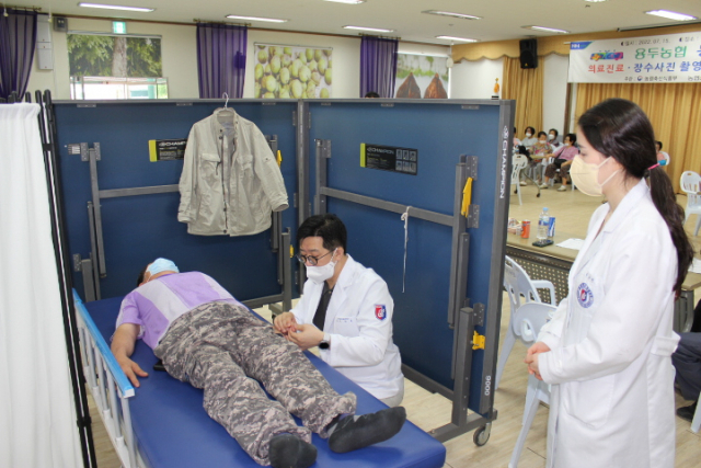 원광대학교 장흥통합의료병원, ‘찾아가는 농업인 행복버스 운영