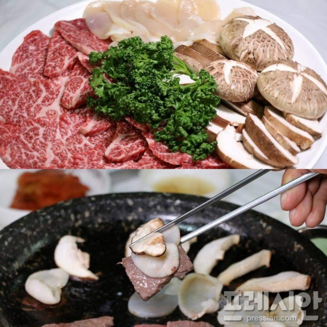장흥이 내어주는 맛의 하모니…한우삼합 인기