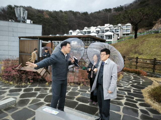 조현옥 양산시 부시장, 숲애서 등 주요 사업장 점검