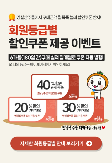 상주시, 명실상주몰 멤버십 제도 도입