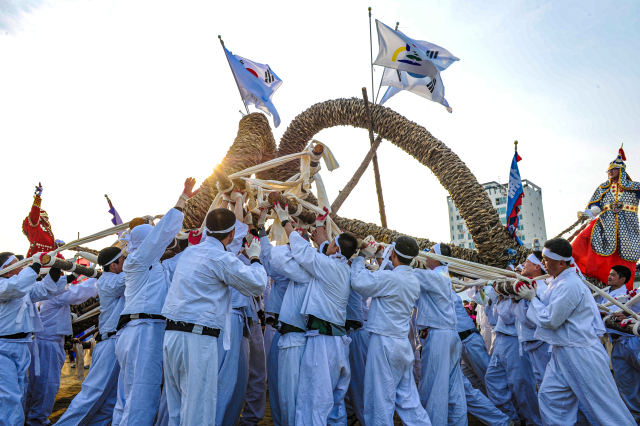 영월칡줄다리기, 한국전통 줄다리기 한마당 축제서 시연