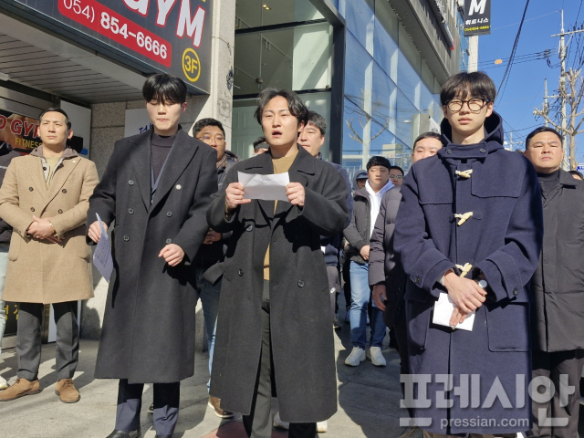 “이재명, 청년들 앞에 석고대죄하라!”...TK 대표 청년들 ‘애국가 제창’
