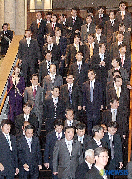 삼성 시무식 마찬 계열사 사장단
