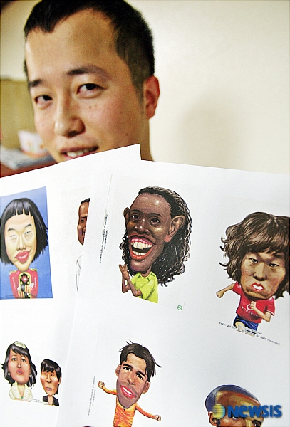 별을 따는 사람-김성곤의 캐리커처