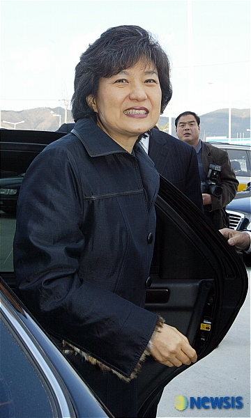 전주과학산업단지 방문한 박근혜 전 대표