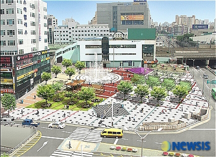 구로역 광장 조감도