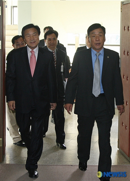 충남 방문한 손학규 전 지사
