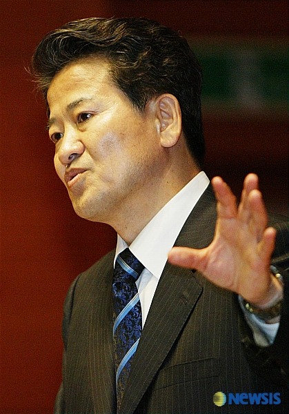 기조연설하는 정동영 전 장관